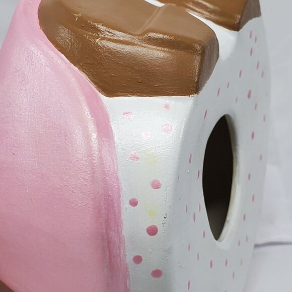 Cabbage Patch Kids Ceramic Figure hand painted Pink Blonde Girl 7.5 inches Tall - Picture 5 of 12